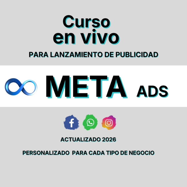 Curso Meta Ads 1 a 1 – En Vivo y Personalizado